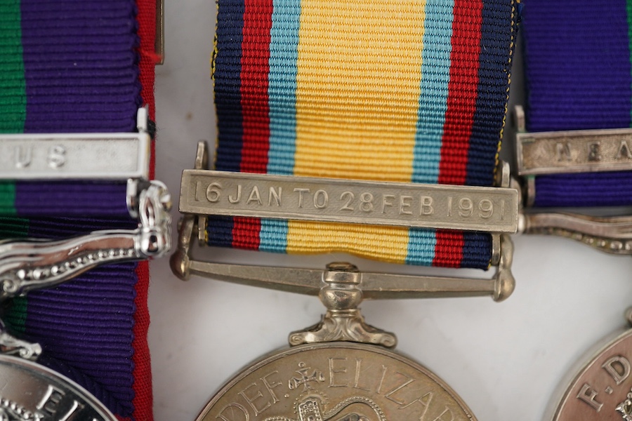 Four ERII military medals